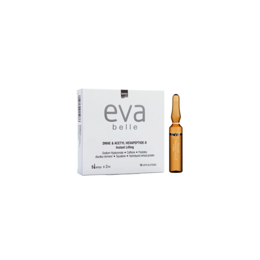 Intermed Eva Belle DMAE & Acetyl Hexapeptide 8 Instant Lifting Ampoules For Instant Firming & Anti-Wrinkle 5x2ml
