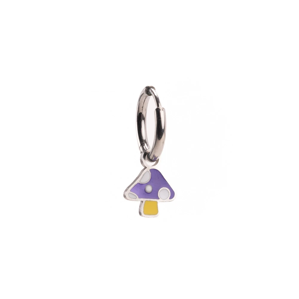 InoPlus Borghetti Summer Kids Art 1161 Earrings Steel Mushroom 1 pair