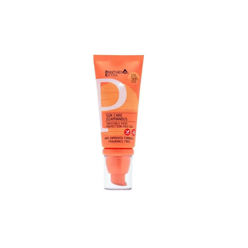 Medisei Panthenol Extra Sun Care Diaphanous Invisible High Protection Face Gel SPF50 50ml