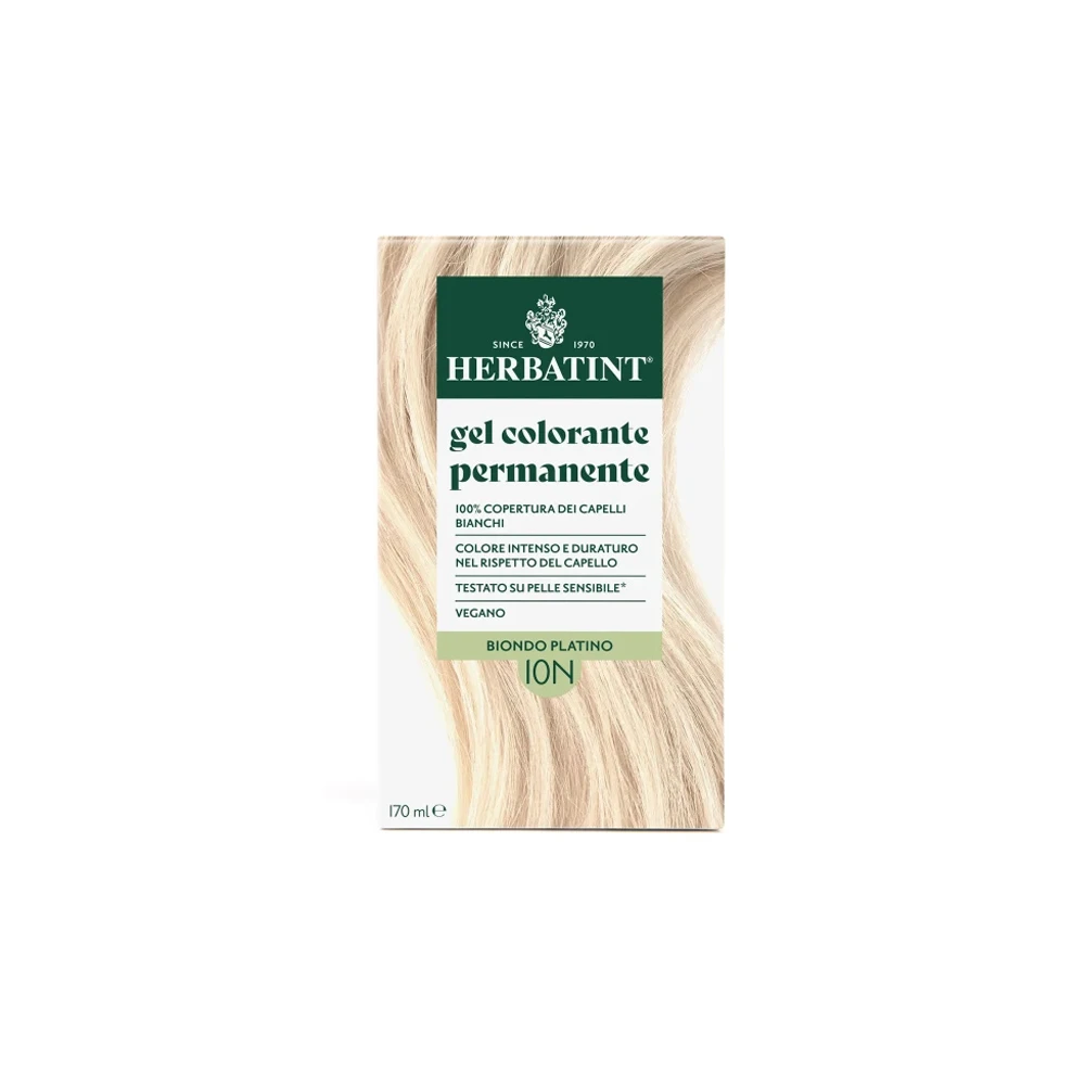 Herbatint Permanent Haircolour Gel Ammonia Free Hair Colour 10N Blonde Platinum 170ml