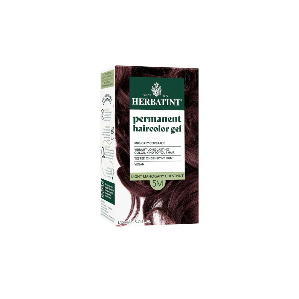 Herbatint Permanent Haircolour Gel 5M Light Mahogany Chestnut 170ml