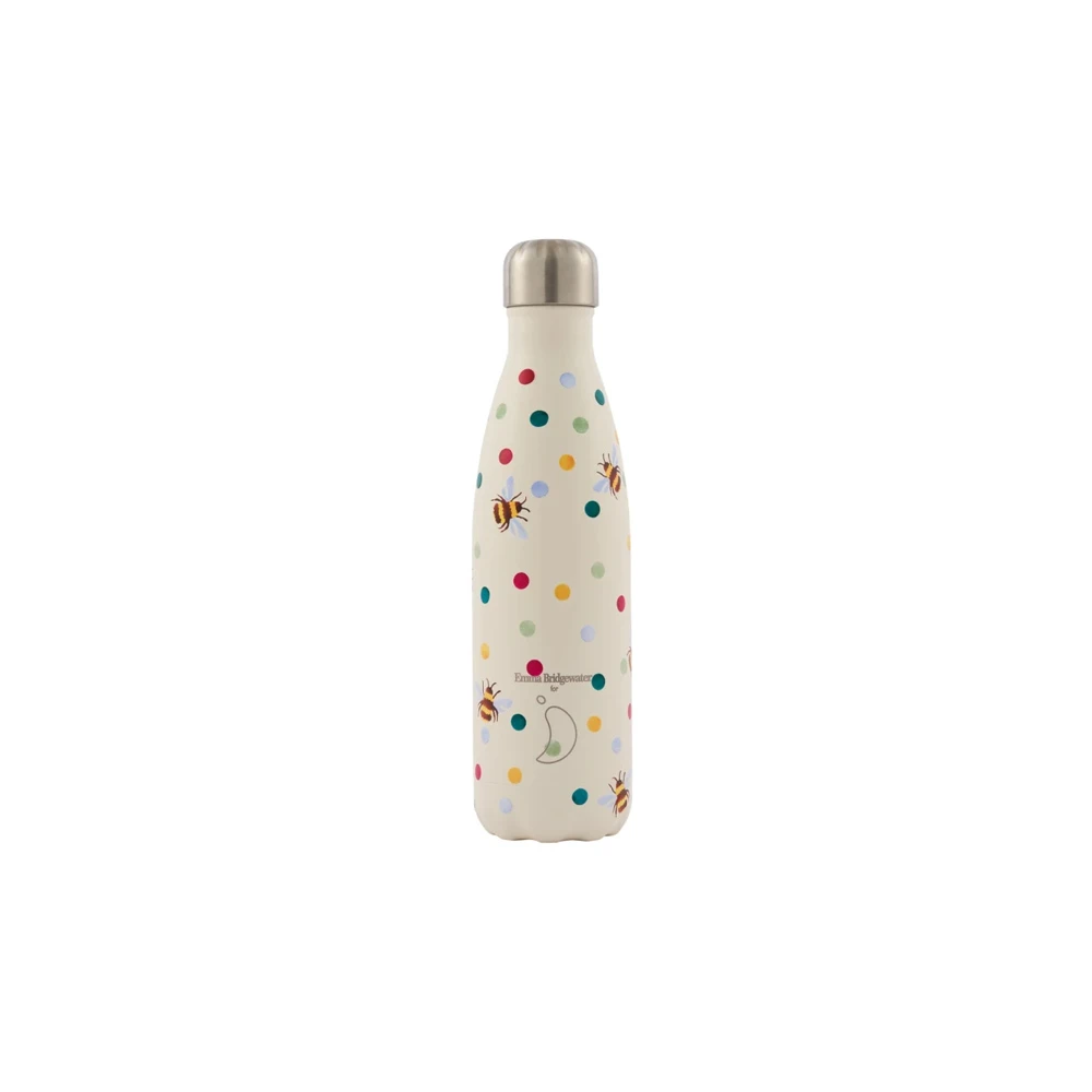 Chilly's Bumblebee & Small Polka dot Ανοξείδωτο Μπουκάλι Θερμός 500ml