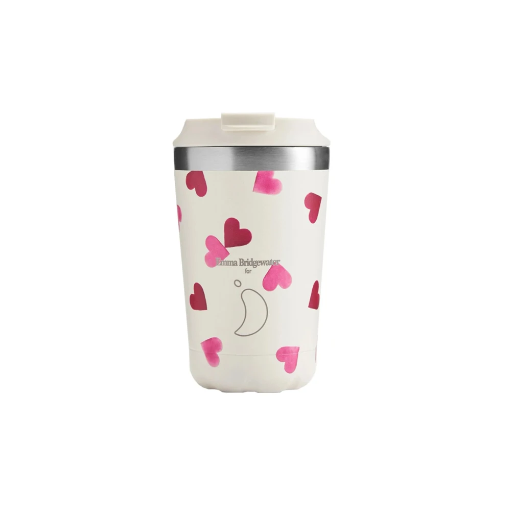 Chilly's Emma Bridgewater Pink Hearts Coffee Cup Ανοξείδωτη Κούπα Θερμός Για Ροφήματα 340ml