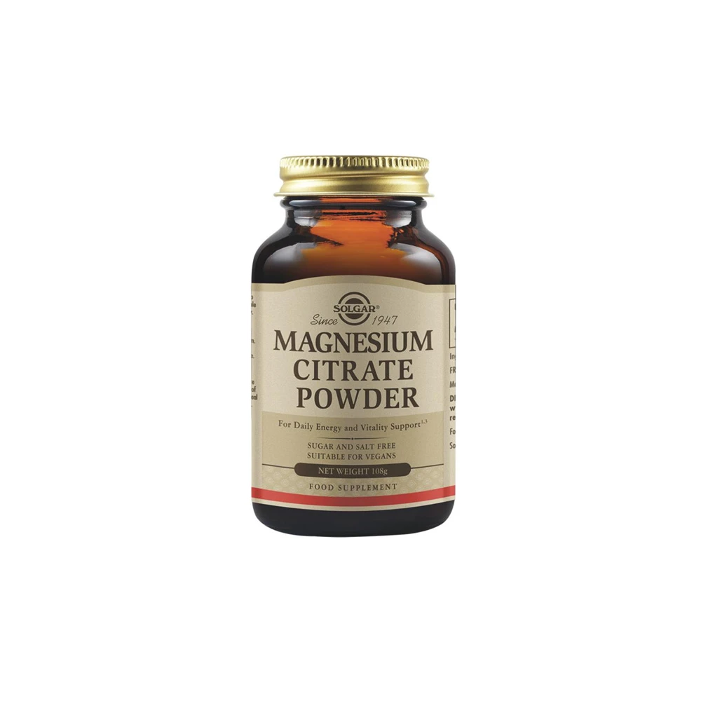 Solgar Magnesium Citrate Powder 108gr