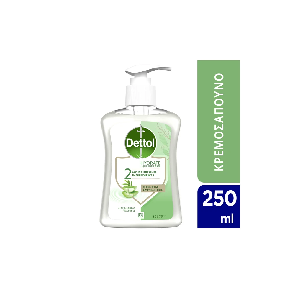 Dettol Liquid Cream Soap With Pump Aloe 250ml