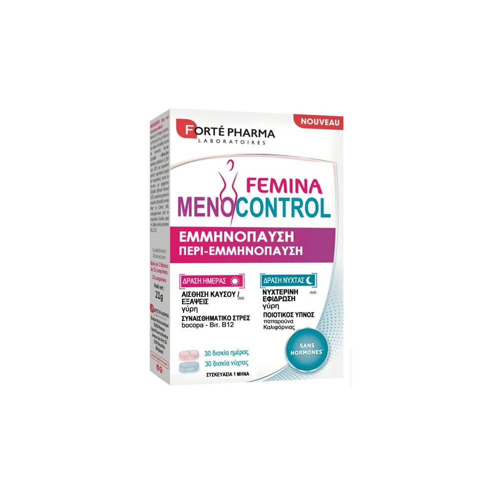 Forte Pharma Feminae Menopause Perimenopause Συμπλήρωμα Διατροφής Για Την Διαχείριση Συμπτωμάτων Εμμηνόπαυσης 60 ταμπλέτες