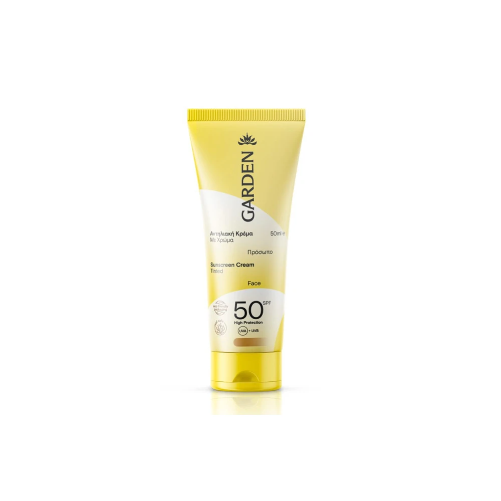 Garden Sunscreen Tinted Face Cream SPF50 50ml
