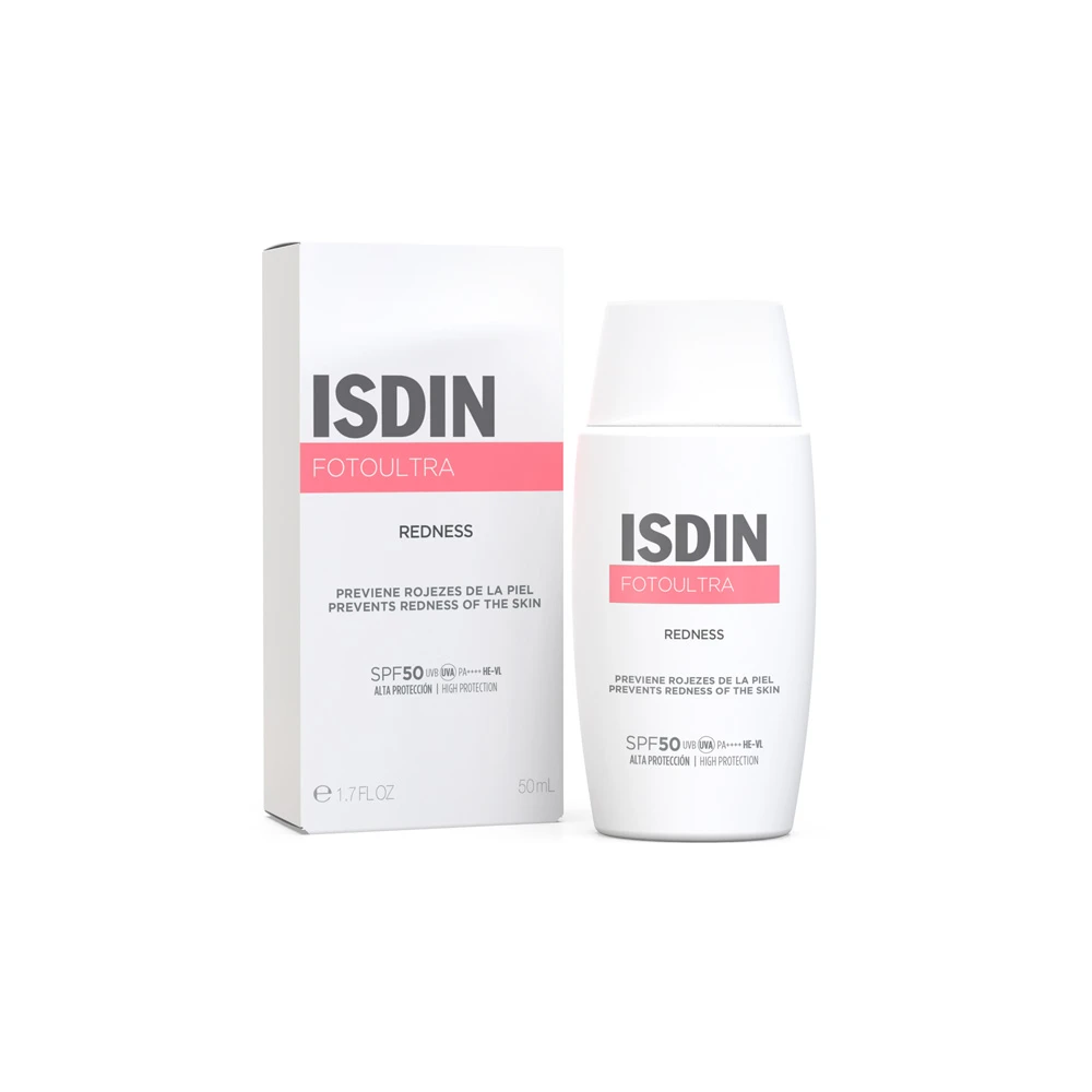 ISDIN Fotoultra Redness Facial Sunscreen For Sensitive Skin With Redness SPF50 50ml