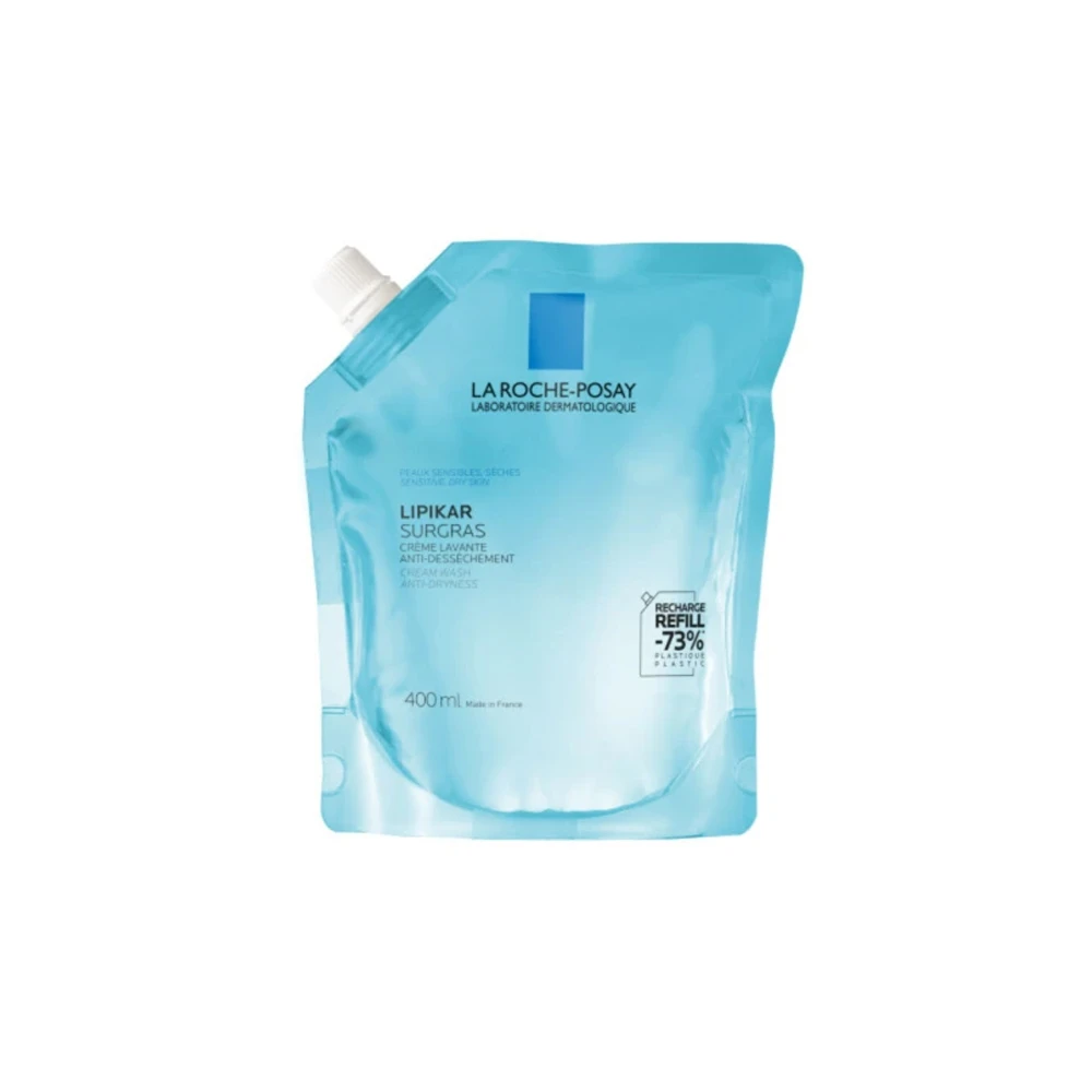 La Roche Posay Lipikar Surgras Cream Wash Refill Anti-Dryness Καθαριστικό Προσώπου & Σώματος 400ml