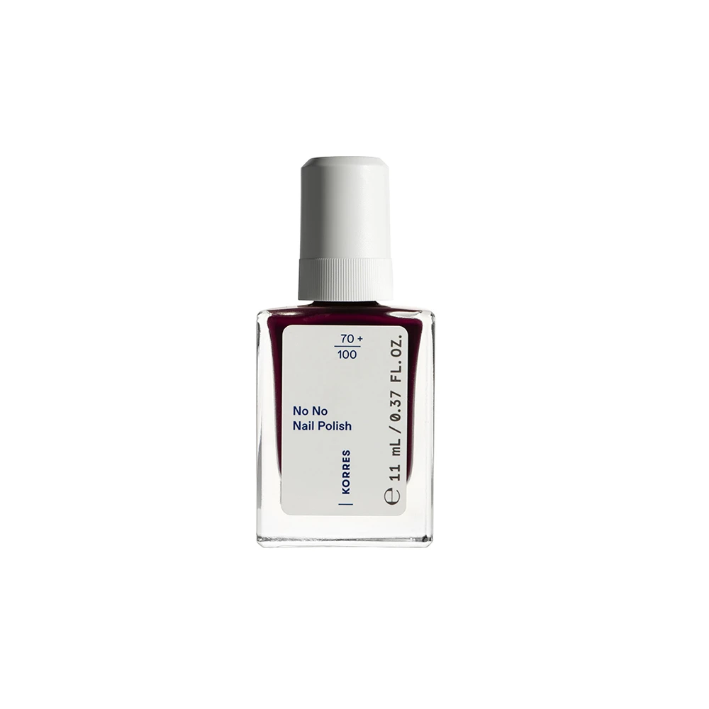 Korres No No Nail Polish 59 Burgundy Red 11ml