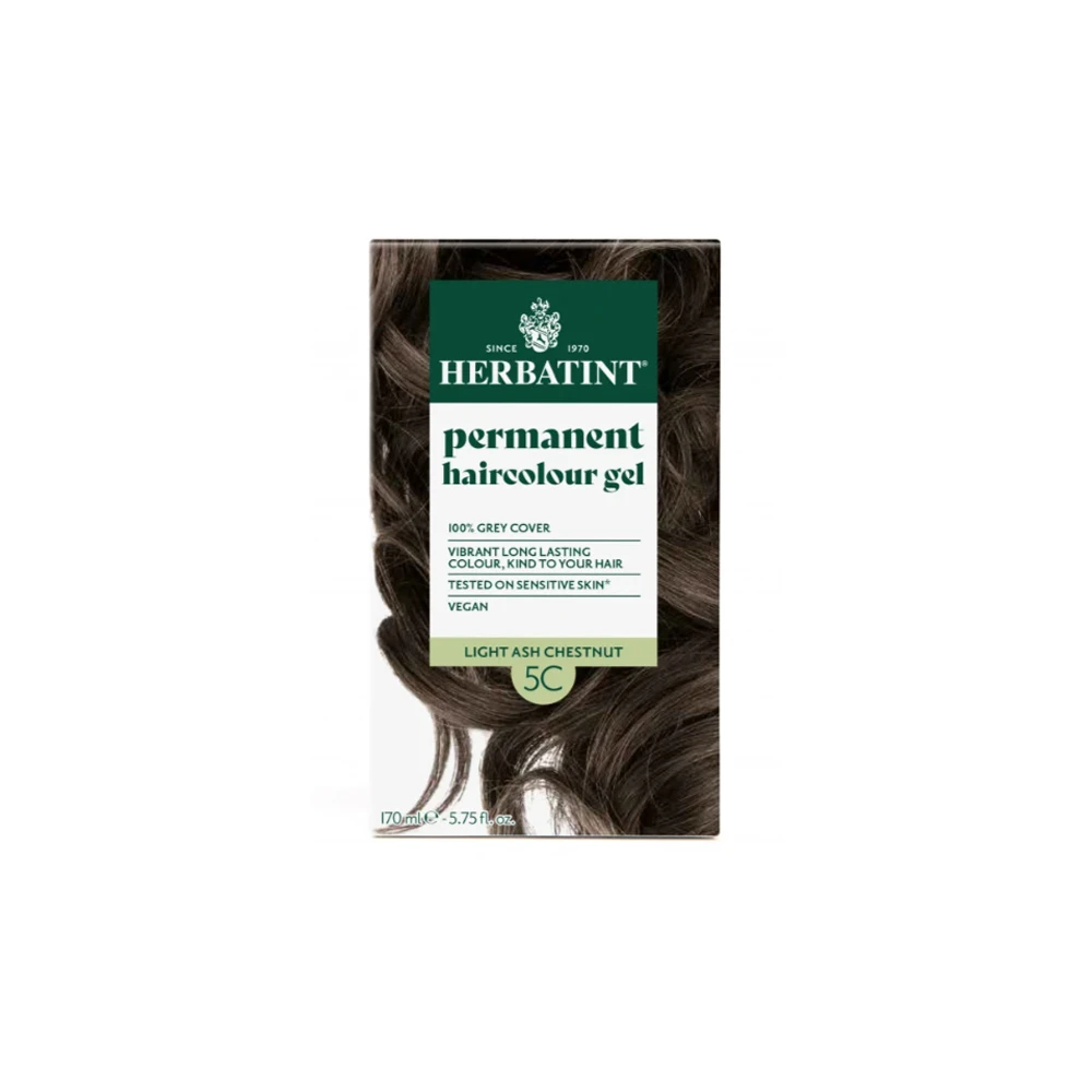 Herbatint Permanent Haircolour Gel 5C Chestnut Light Ash 170ml