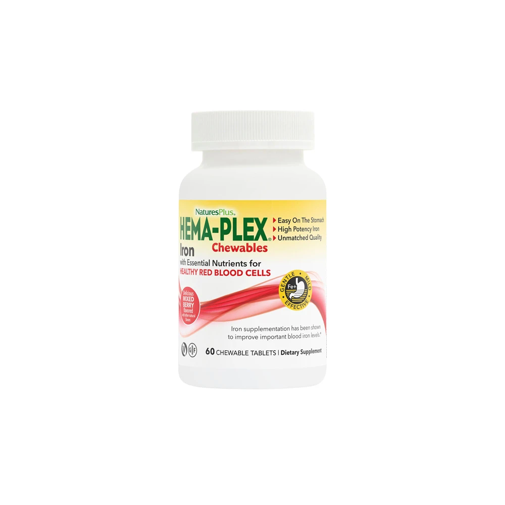 Natures Plus Hema Plex Iron 60 chewable tablets