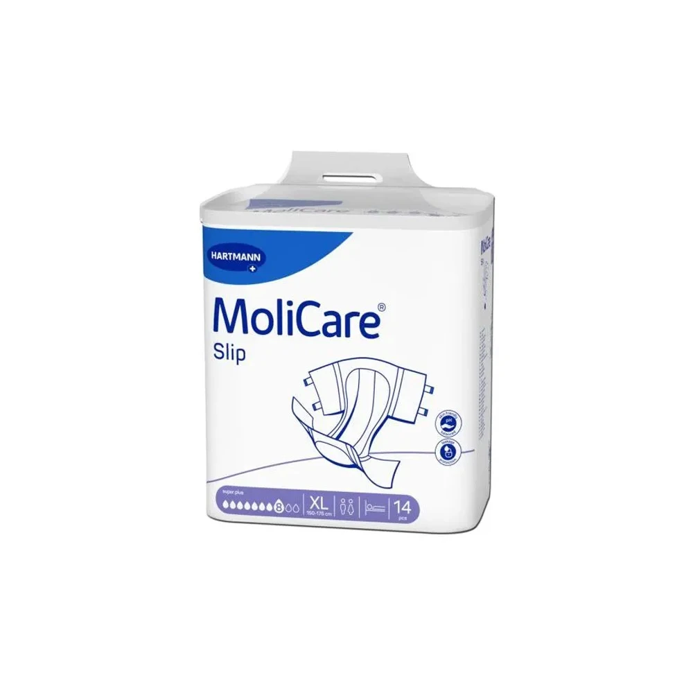 Molicare Flash Slip Super Plus Πάνες Ακράτειας Νύχτας Extra Large 14 πάνες