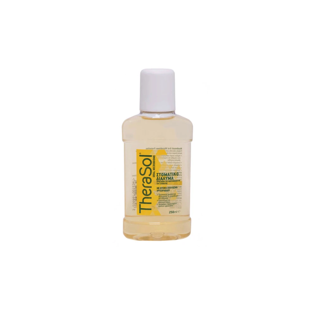 Therasol Oral Microbiome Protect Mouthwash Στοματικό Διάλυμα Με Φυσικό Εκχύλισμα Χρυσόραβδου 250ml