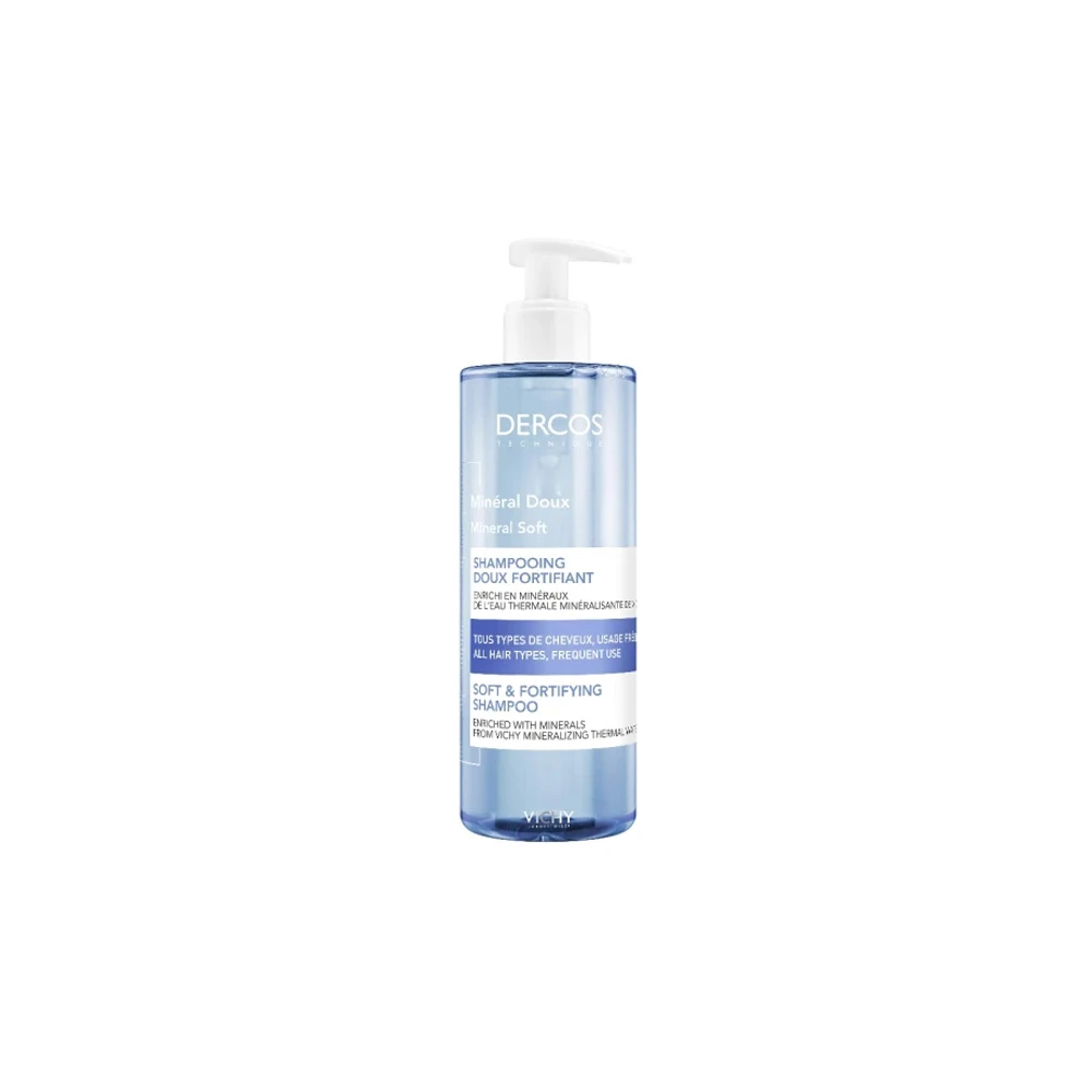 Vichy Dercos Mineral Shampoo Σαμπουάν Για Καθημερινή Χρήση 400ml