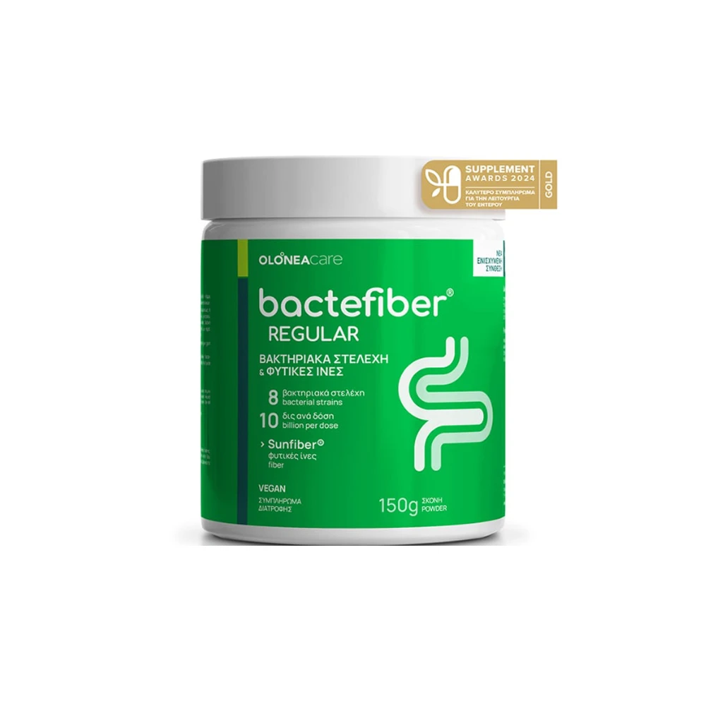 Olonea Bactefiber Regular Για Τη Δυσκοιλιότητα Με Προβιοτικά & Φυτικές Ίνες 150gr