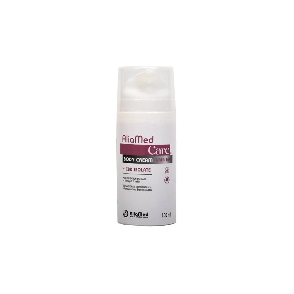 Aliamed Care Urea 10% Ενυδατική Κρέμα Σώματος Με Έλαιο Κάνναβης & Ουρία 100ml