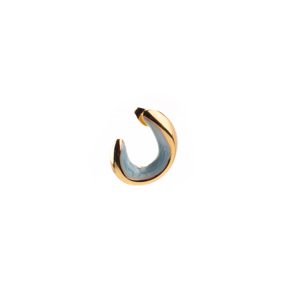 InoPlus Borghetti Art 1196 Earrings Gold & Blue 1 pair