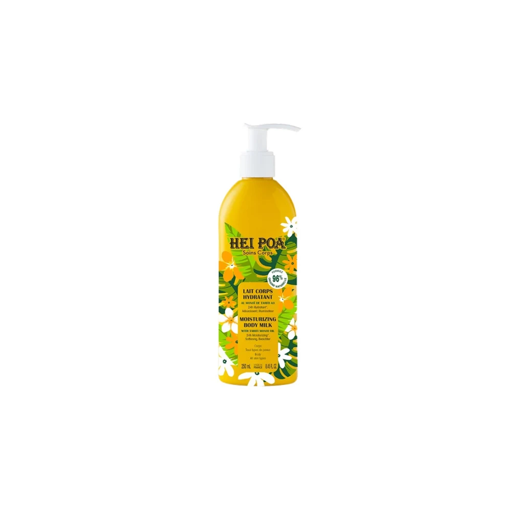 Hei Poa Moisturizing Body Milk Tahiti Monoi Oil Ενυδατικό Γαλάκτωμα Σώματος Mε Λάδι Μονόι Ταϊτής 250ml