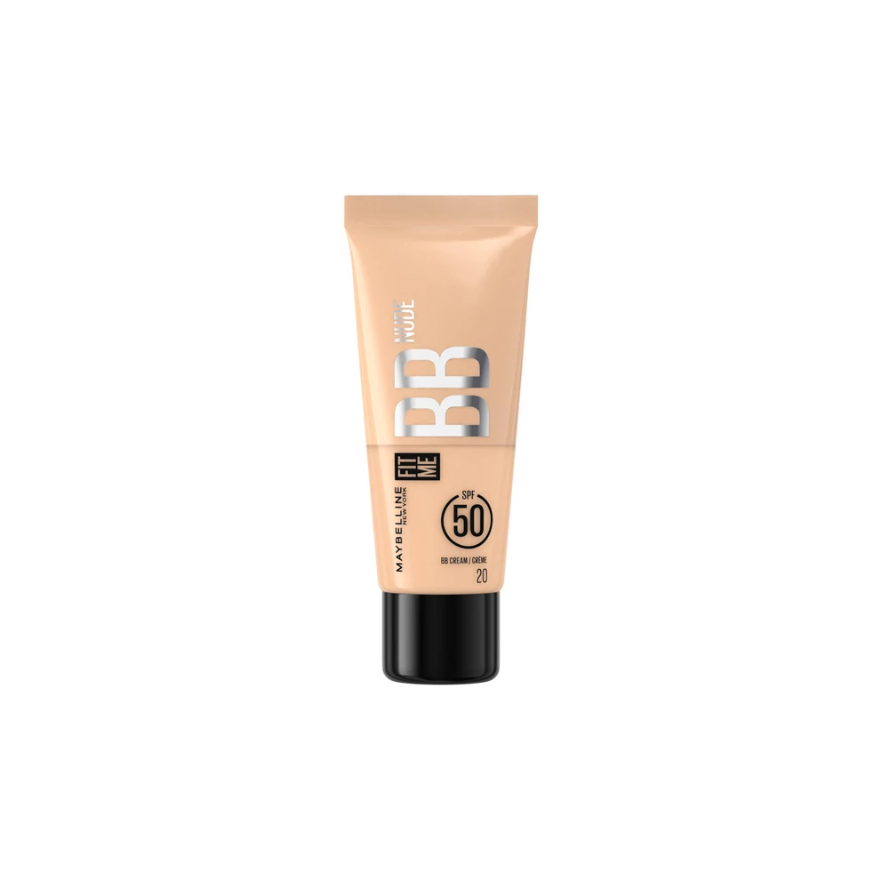 Maybelline Fit Me BB Nude Cream 20 Κρέμα Προσώπου Υψηλής Προστασίας SPF50 30ml