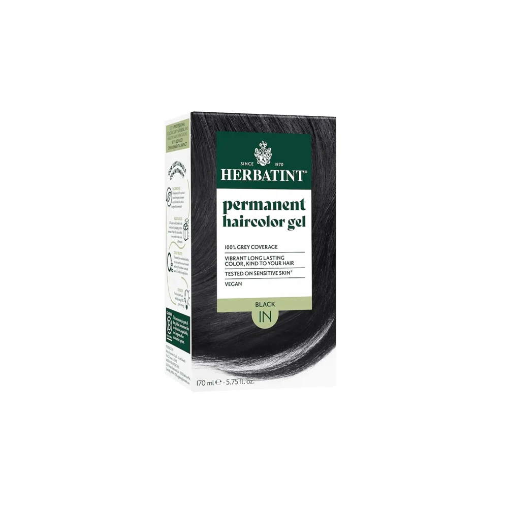 Herbatint Permanent Hair Colour Ammonia Free 1N Black 170ml