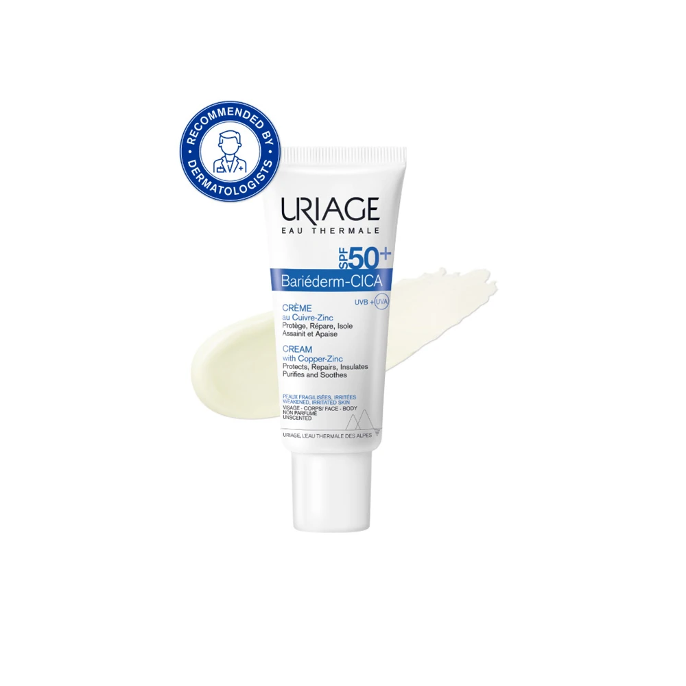 Uriage Bariederm Cica-Creme Au Cuivre-Zinc SPF50+ Revitalizing Face/Body Cream 40ml