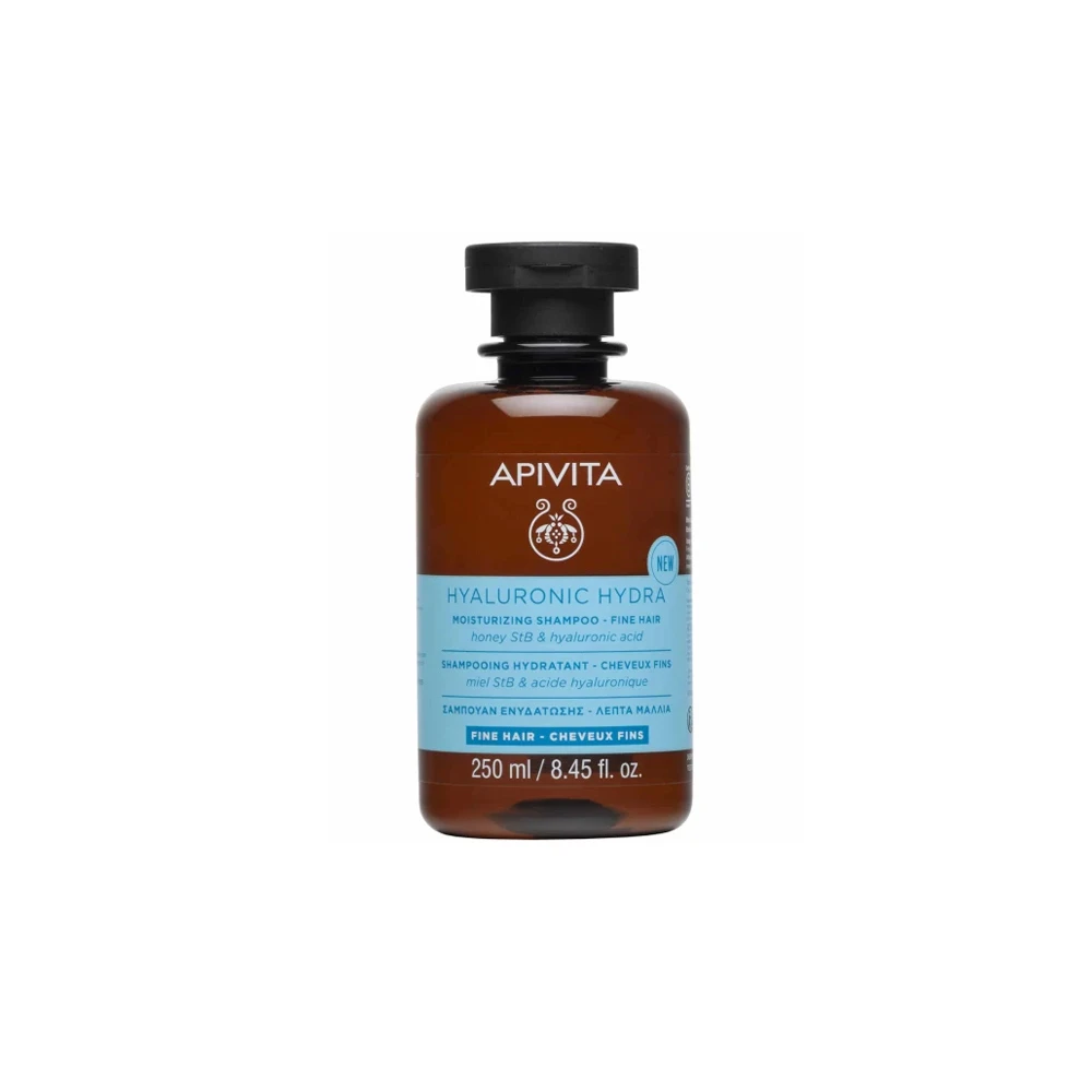 Apivita Hyaluronic Hydra Moisturizing Shampoo Fine Hair 250ml
