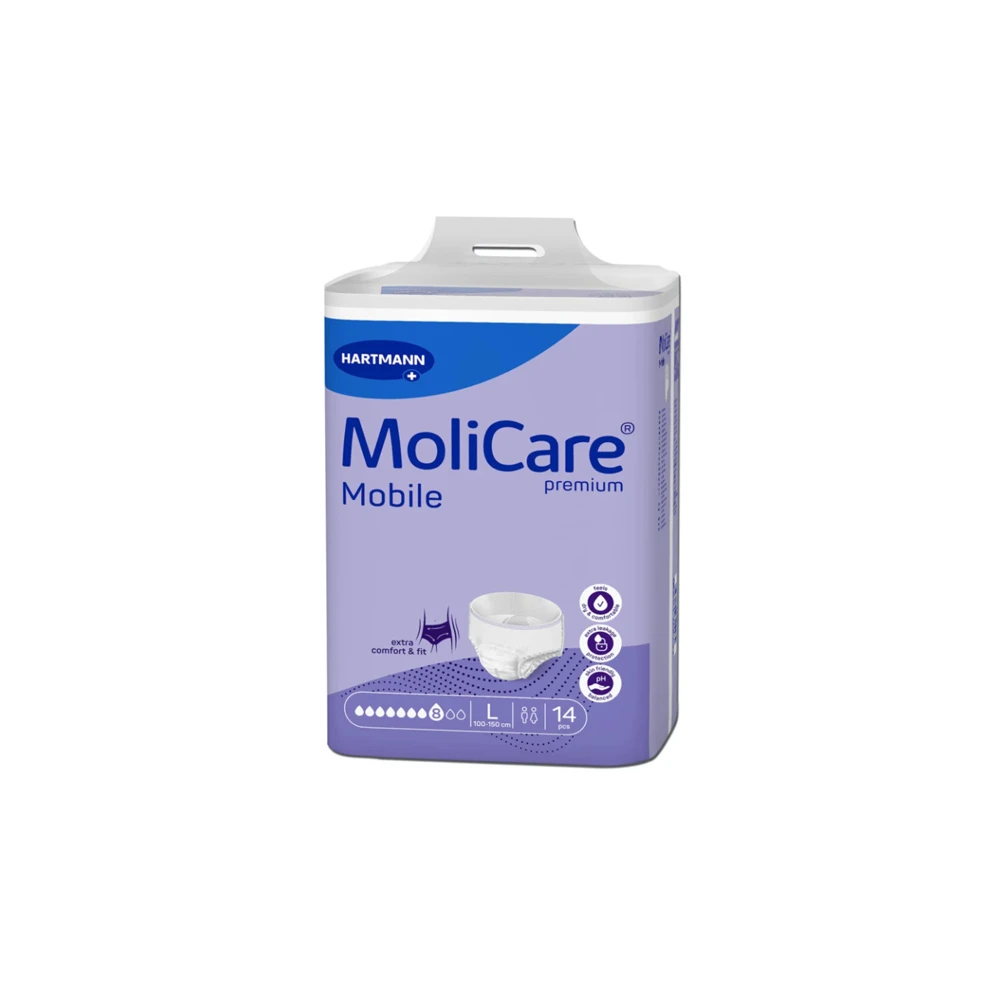 Hartmann MoliCare Premium Mobile Πάνες Βρακάκι Ακράτειας 8 Drops Large 14 πάνες