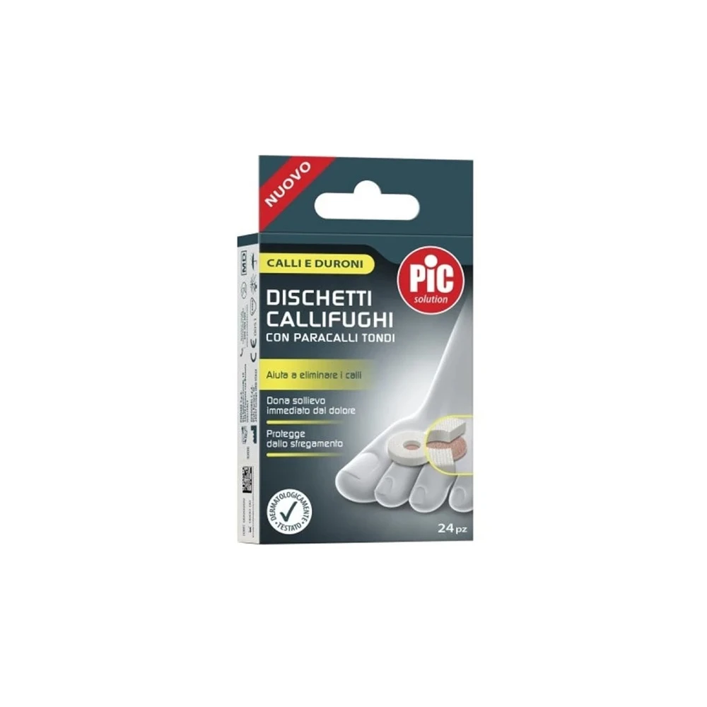 Pic Solution Dischetti Callifughi Επιθέματα Αφαίρεσης Κάλων 24 τεμάχια