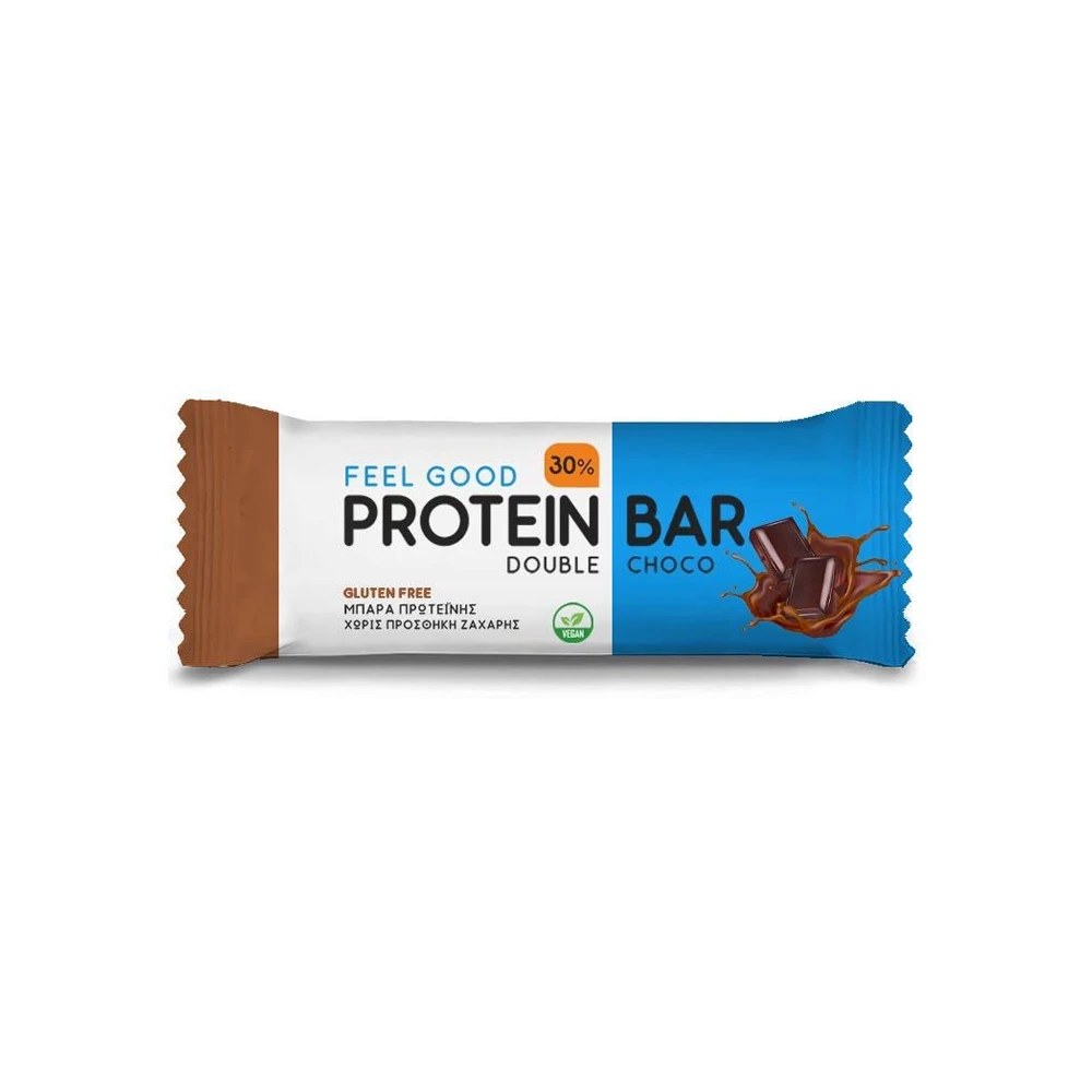 Feel Good Double Choco Protein Bar 60gr