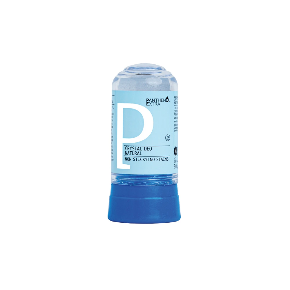 Panthenol Extra Natural Crystal Deo Αποσμητικό Στικ Σώματος 80gr