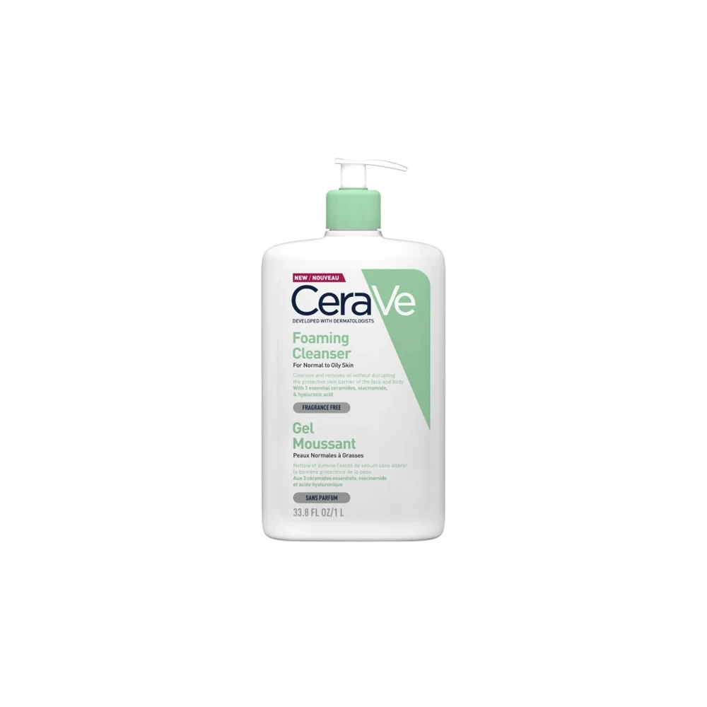 CeraVe Foaming Cleanser For Normal To Oily Skin 1Lt