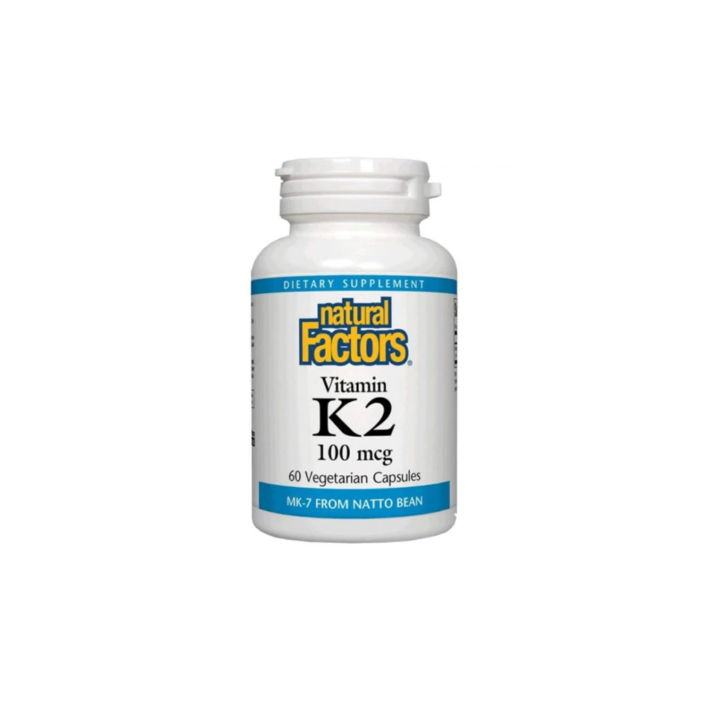 Natural Factors Vitamin K2 MK-7 100mcg 60 vegan caps