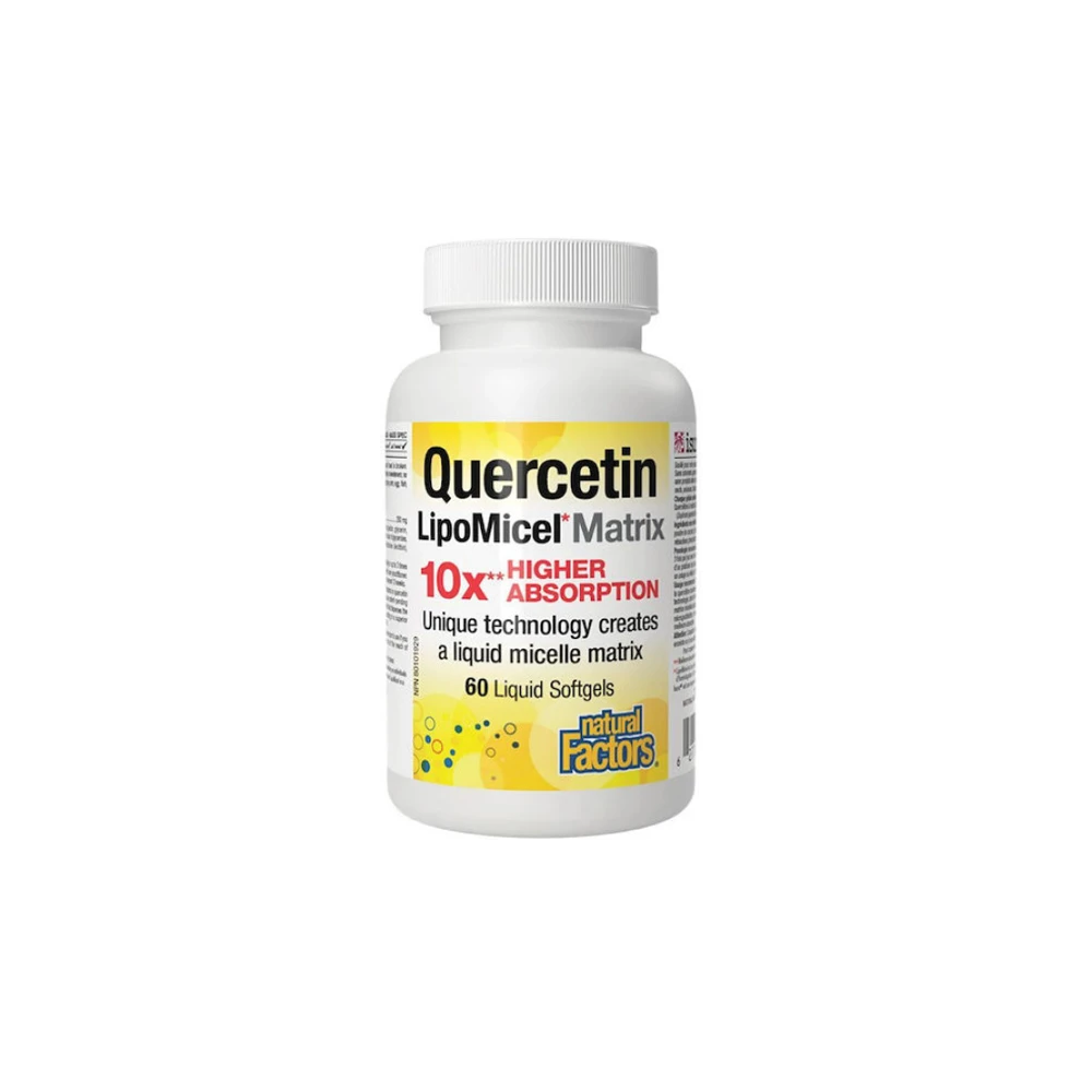 Natural Factors Quercetin Lipomicel Matrix 60 softgels