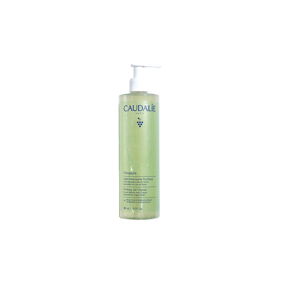 Caudalie Vinopure Purifying Gel Cleanser Καθαριστικό Προσώπου Κατά Των Ατελειών 385ml