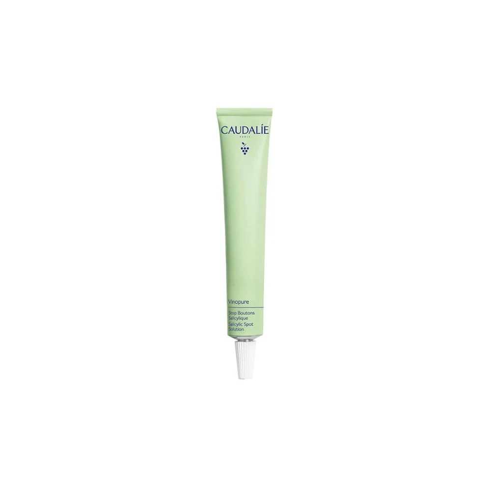 Caudalie Vinopure Salicylic Spot Solution Kρέμα Τοπικής Εφαρμογής Για Σπυράκια 15ml