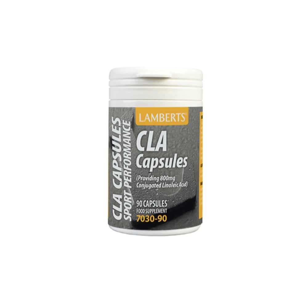 Lamberts CLA 1000mg Sport Performance Συμπλήρωμα Διατροφής Για Τη Διατήρηση Της Ισορροπίας Μεταξύ Του Μυϊκού & Του Λιπώδους Ιστού 90 κάψουλες