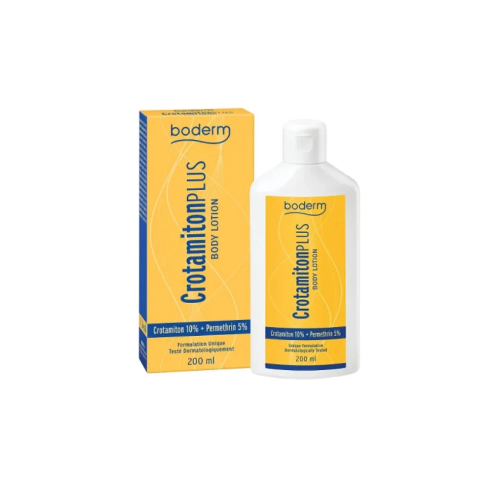 Boderm Crotamiton Plus Body Lotion Γαλάκτωμα Σώματος Με Αντισηπτικούς Παράγοντες Εναντίον Της Ψώρας & Την Αντιμετώπιση Κνησμού 200ml
