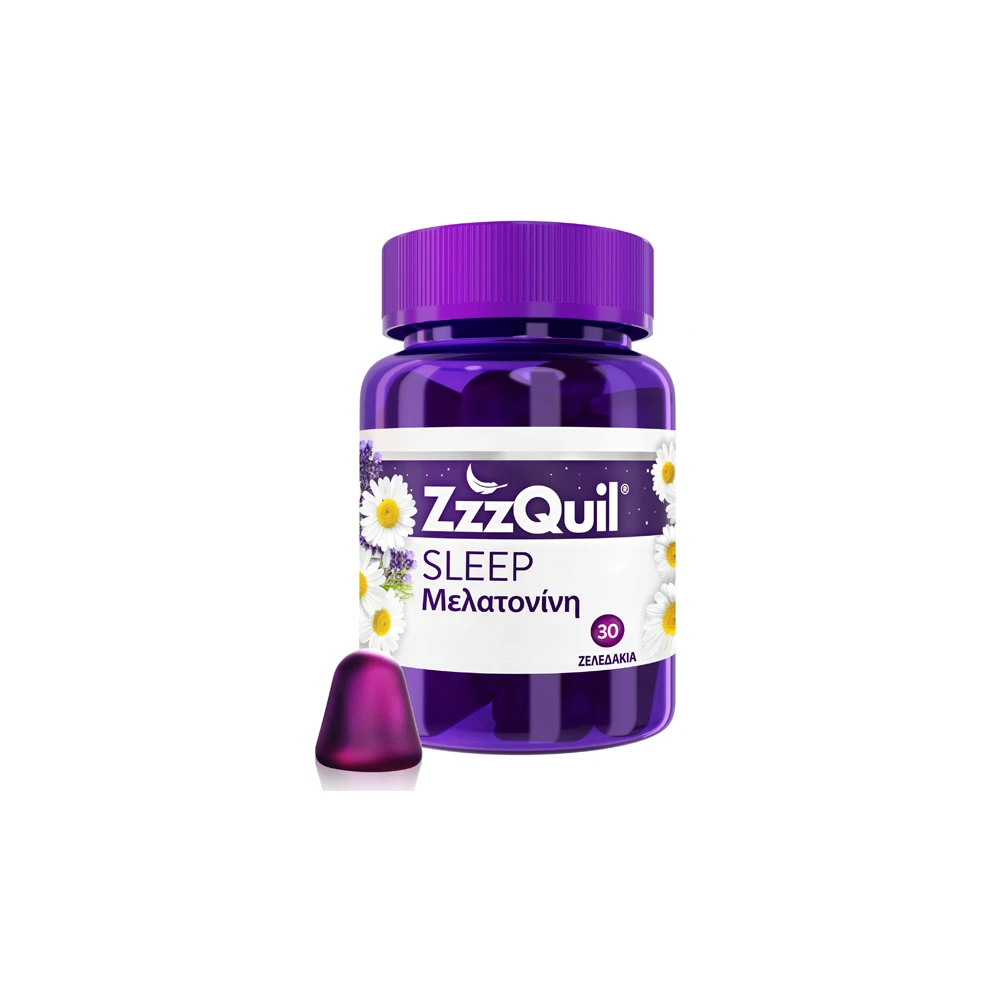 ZzzQuil Sleep Food supplement With Melatonin 30 gummies