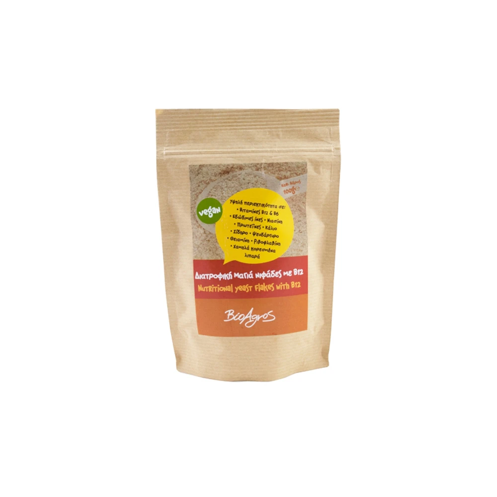 Βιοαγρός Διατροφική Μαγιά Νιφάδες Με Β12 100gr