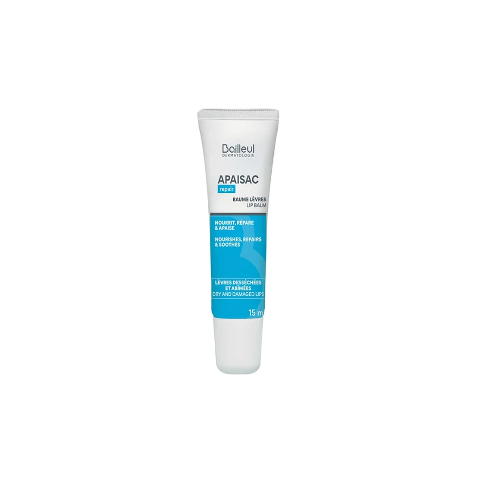 Bailleul Dermatologie Promo (-20% Special Offer) Apaisac Repair Lip Balm Επανορθωτικό Για Ξηρά & Σκασμένα Χείλη 15ml