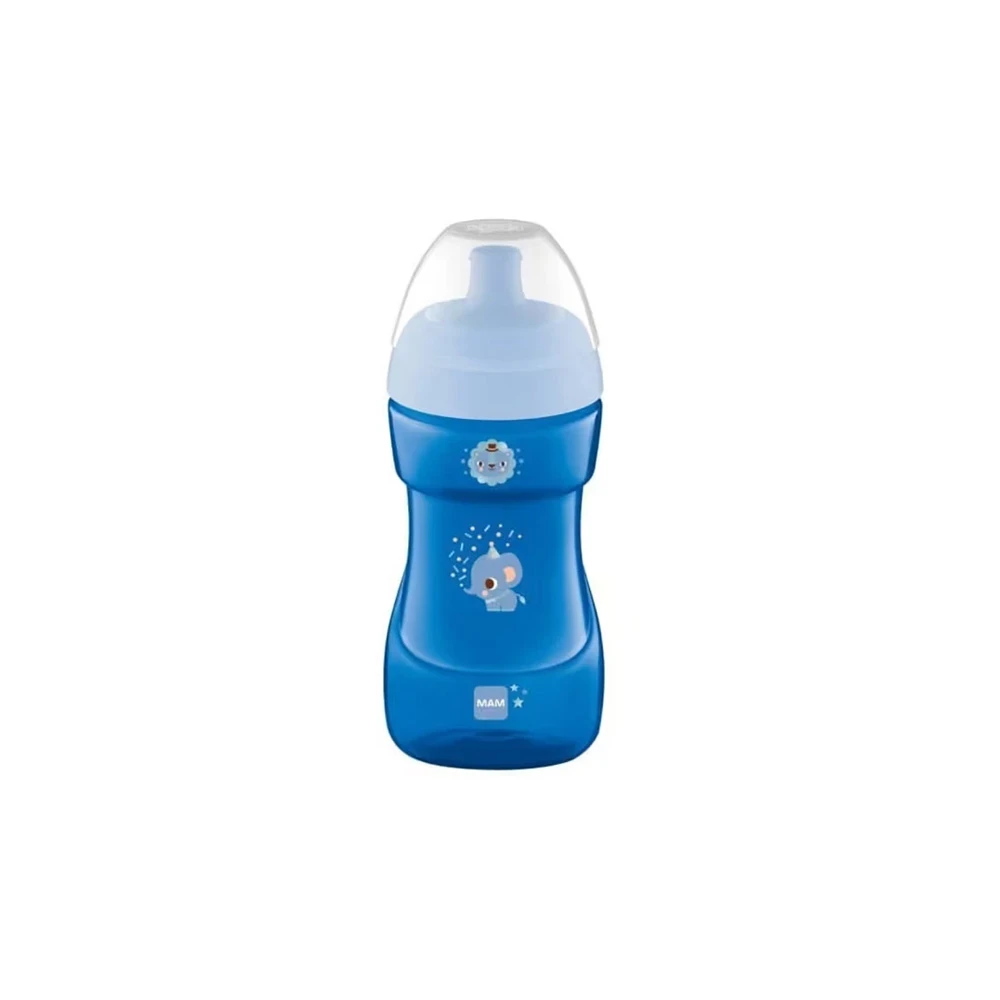 Mam Sports Cup Πλαστικό Ποτηράκι Mπλε 12+ Μηνών 330ml