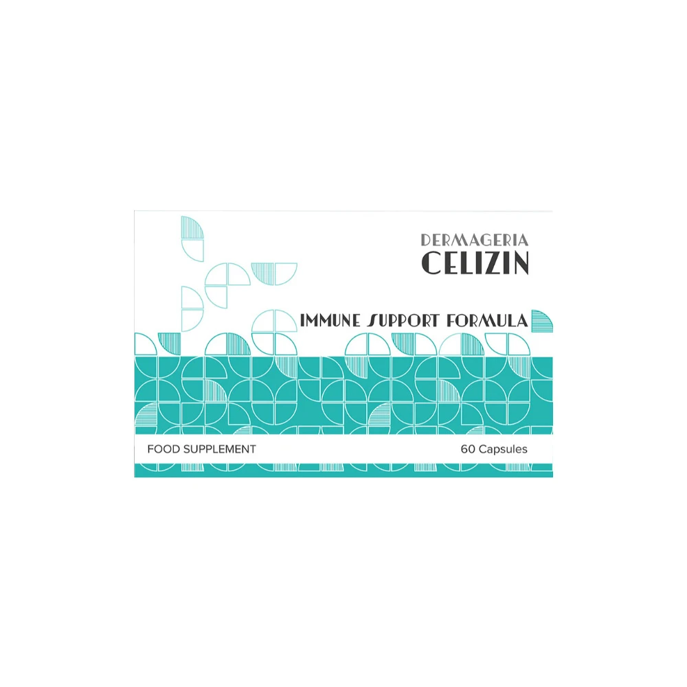 Dermageria Celizin Ιmmune Support Formula Συμπλήρωμα Διατροφής Για Την Ενίσχυση Του Ανοσοποιητικού 60 κάψουλες