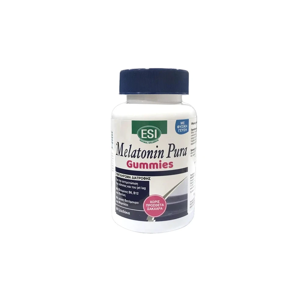 Esi Melatonin Pura Gummies 60 gummies