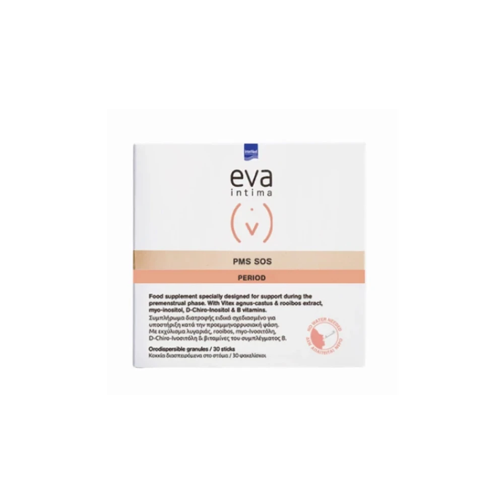 InterMed Eva Intima PMS SOS Food Supplement For Premenstrual Syndrome 30 sticks