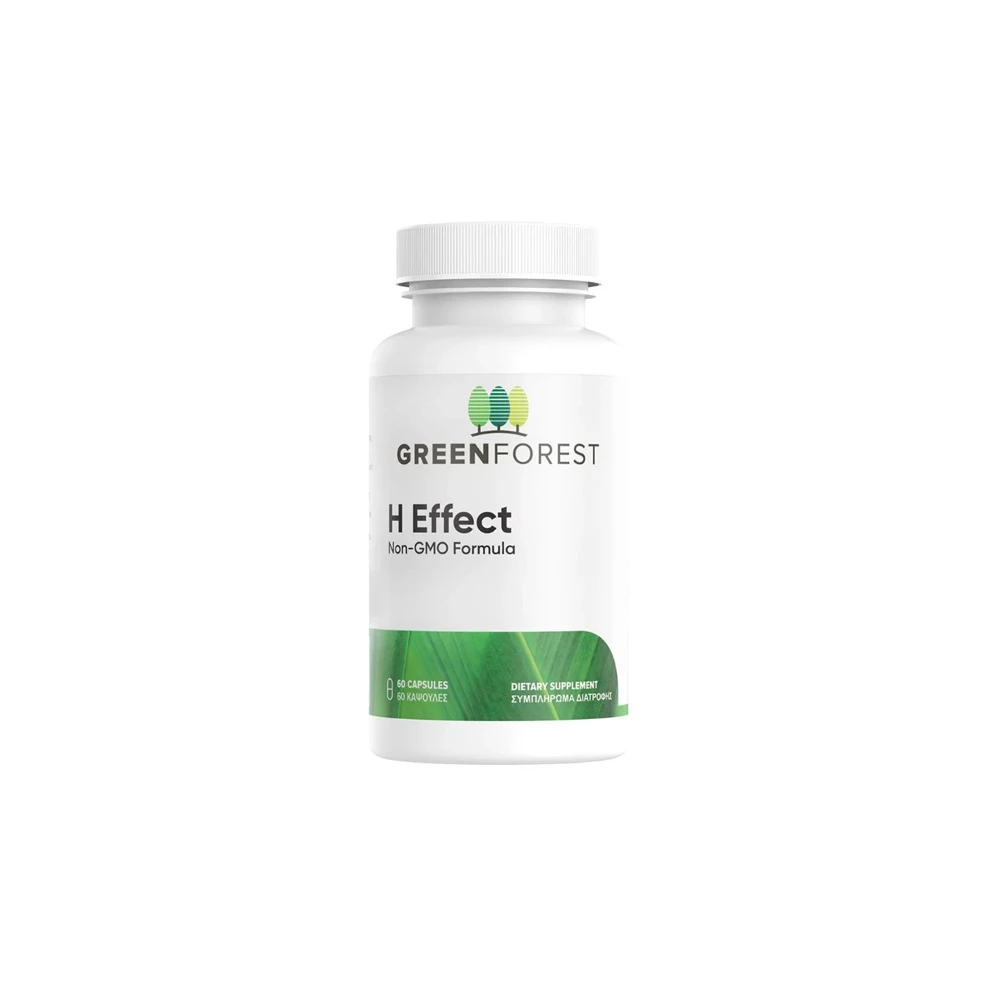 Green Forest H Effect Συμπλήρωμα Διατροφής Για Χασιμότο & Υποστήριξη Της Συνολικής Υγείας 60 κάψουλες