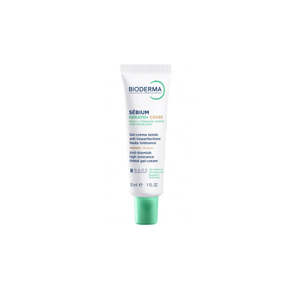 Bioderma Sebium Kerato+ Cover Κρέμα Προσώπου Με Χρώμα Κατά Των Ατελειών 30ml