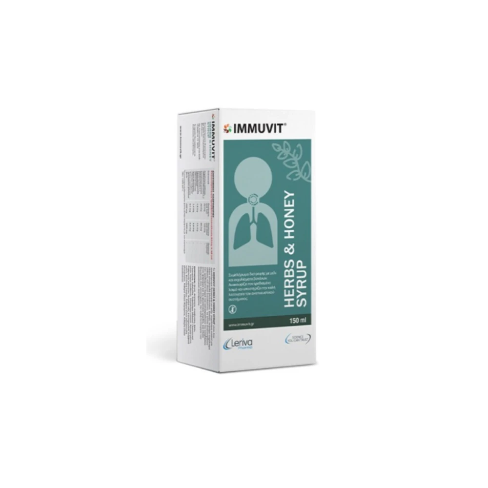 Leriva Immuvit Herbs & Honey Syrup 150ml