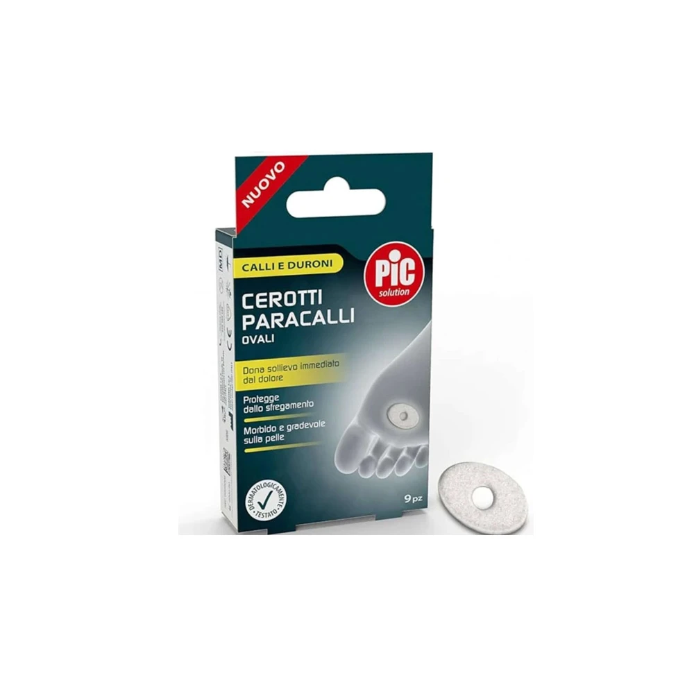 Pic Solution Cerotti Paracalli Επιθέματα Αφαίρεσης Κάλων Οβάλ 9 τεμάχια