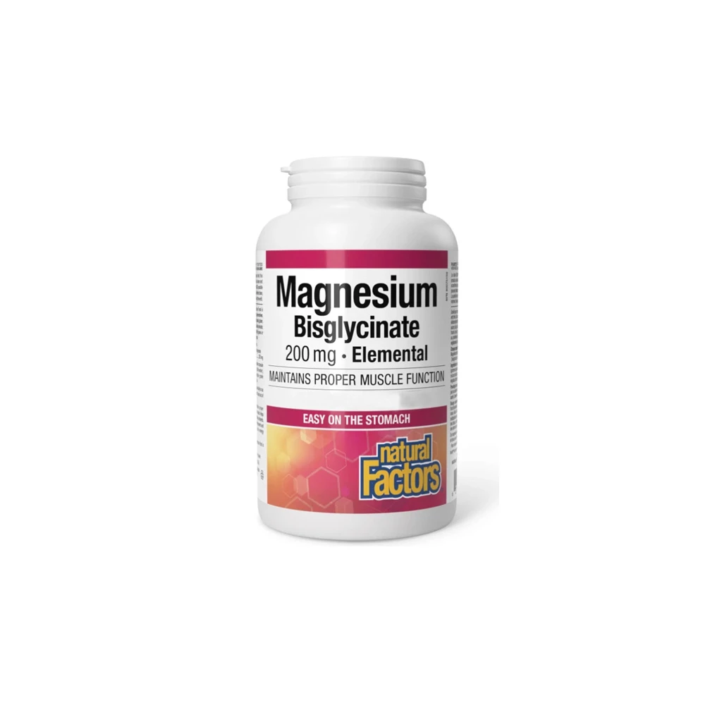 Natural Factors Magnesium Bisglycinate 200mg 120 caps